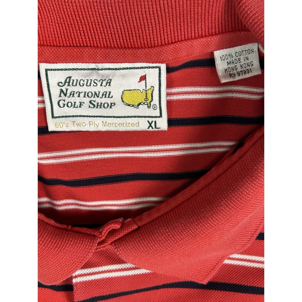 Augusta National Golf Shop VTG Masters Tournament Size XL Short Sleeve Polo - Picture 5 of 5